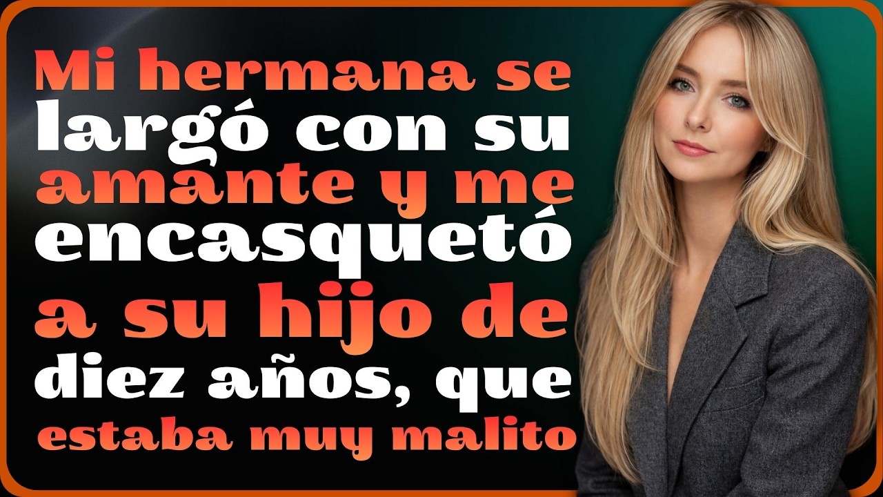 Mi hermana se largó con su amante y me encasquetó a su hijo de diez años que estaba muy malito