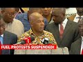 BREAKING NEWS: Fuel protest in Kenya suspended after PSV operators reached agreement with government