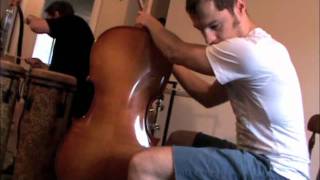 Mark McGee  and John David Eriksen at Apartment Music #12 -- percussion, cello, electronics