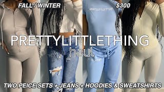 ★ PRETTYLITTLETHING HAUL ★ TWO PIECE SETS + JEANS + HOODIES & SWEATSHIRTS