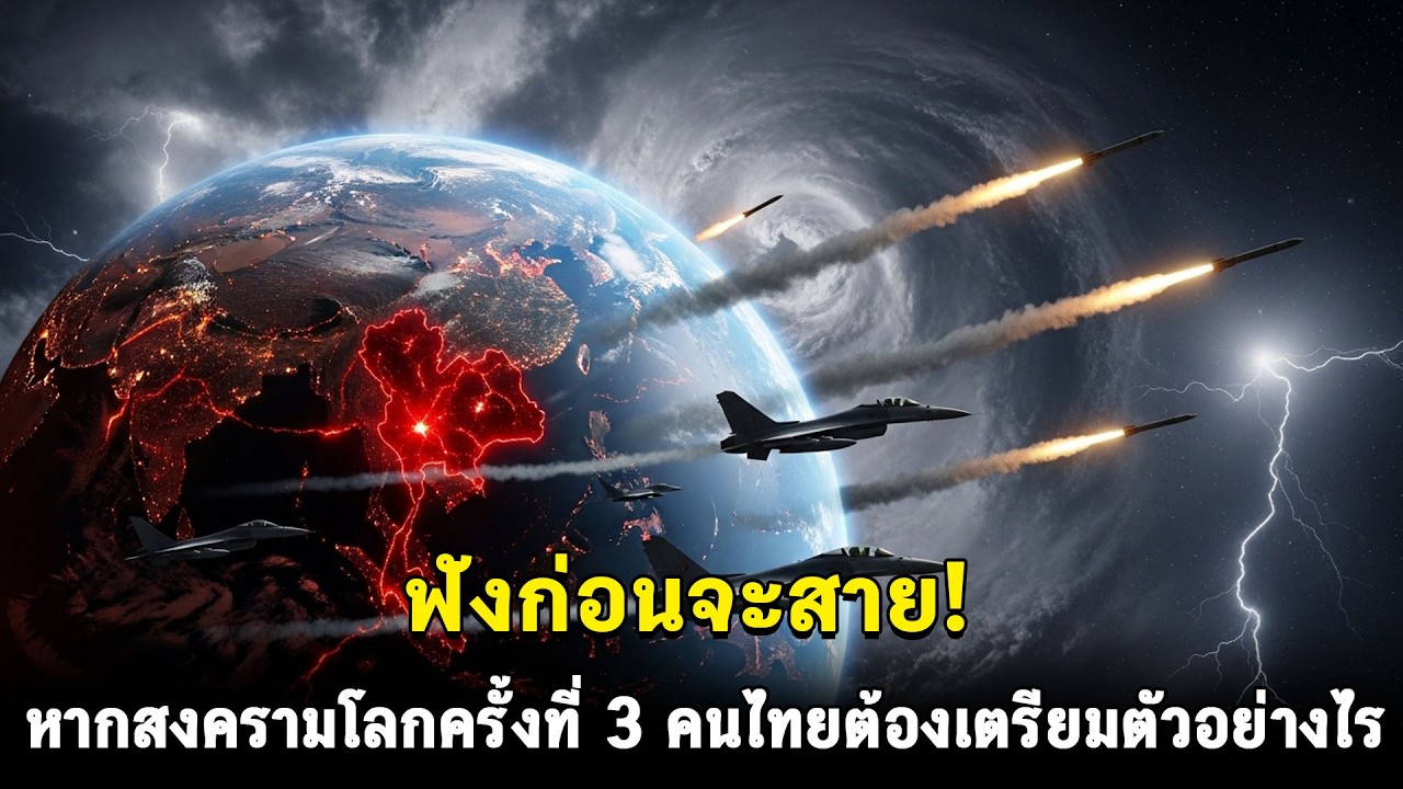 ฟังก่อนจะสาย! หากสงครามโลกครั้งที่ 3 ปะทุ คนไทยต้องเตรียมตัวอย่างไร