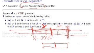 UIUC CS 374 FA 20: 14.5. Supplemental: Context free grammars: The CYK Algorithm