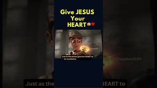Give Jesus Your Heart🥹 ♥️🔥 #Shorts #Youtubeshorts #Jesus #Catholic #Fypシ