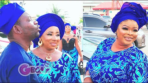 How Dayo Amusa, Mide Martins & Her Husband Afeez Owo Turned Heads at Niyi Johnson’s Naming Ceremony