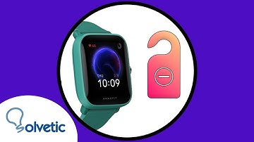 ⌚  How to Enable DO NOT DISTURBE MODE Amazfit Bip U
