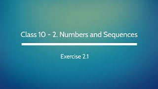 Numbers and Sequnces -Euclid's division Algorithm 10th Chapter 2(08).