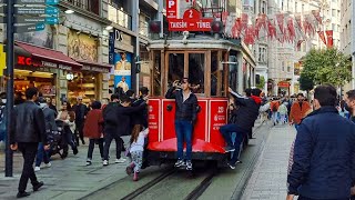 картинка: The sounds of the world:  Istiklal street, Istanbul, Turkey 4K Ул. Истиклял, Стамбул, Турция