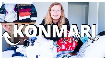 KONMARI WITH ME [konmari folding method] Dresser & Closet DECLUTTER