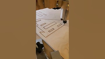 Cutting the first french cleat accessory for my garage french cleat wall, I hope it works #shorts