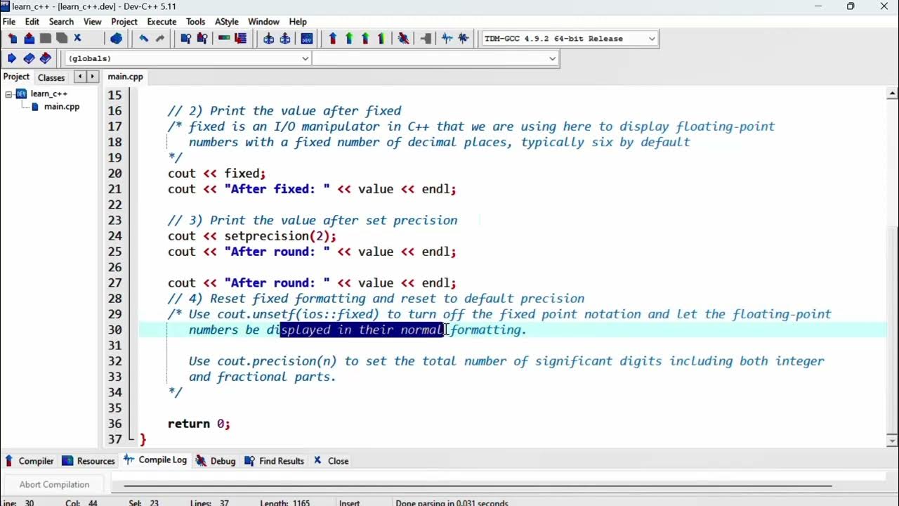 C++ 64: Make a number stop rounding to 2 decimals after rounding the ...