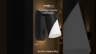 Vidéo - ZEBRA WLL GU10 noir / blanc, avec interrupteur