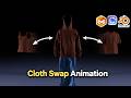 How I Made Clothes Swap on One Outfit in Blender &amp; Clo3D (Smooth Transition Tutorial)