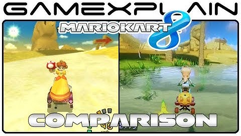 Mario Kart 8: Dry Dry Desert GCN Head-to-Head Comparison (Wii U vs. GameCube)