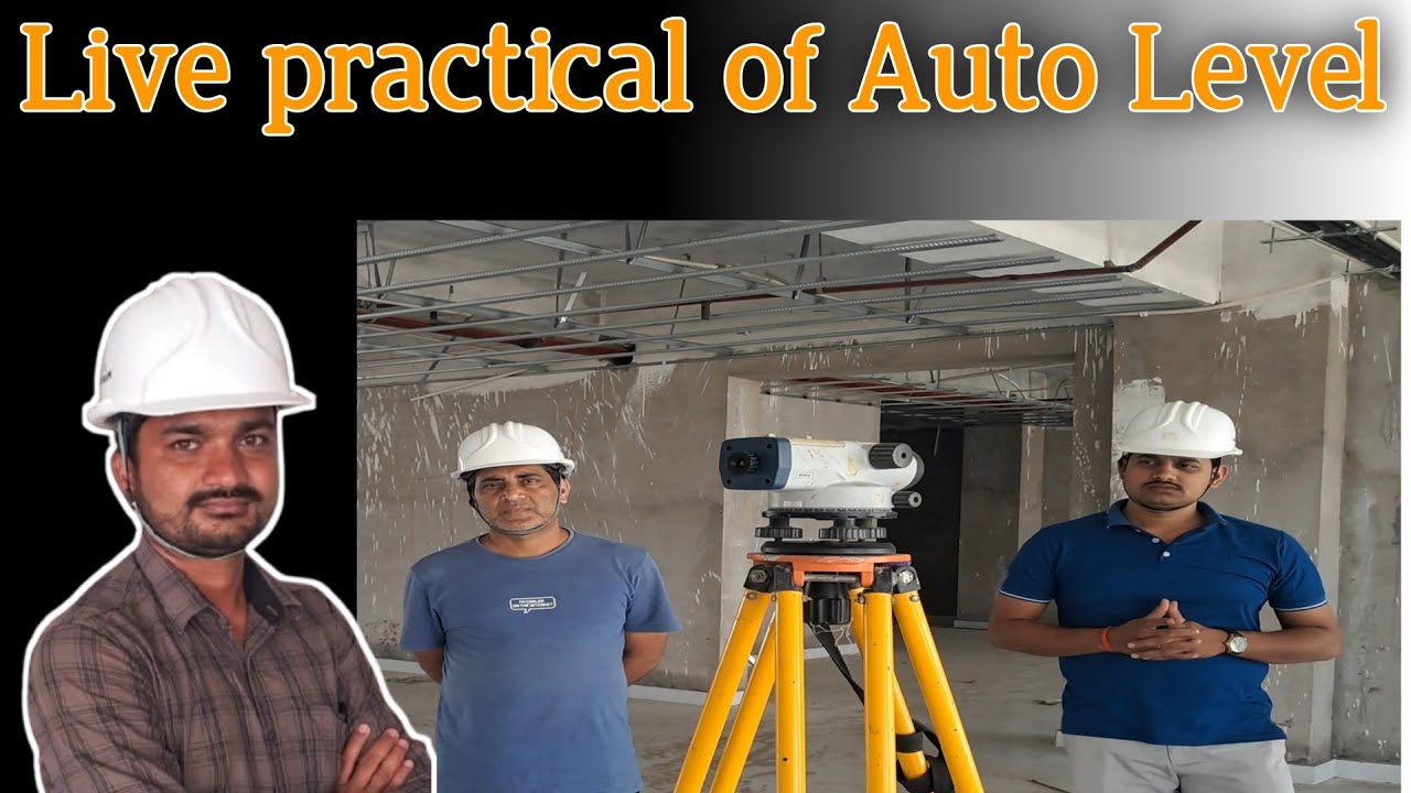 Live practical of Auto level - YouTube
