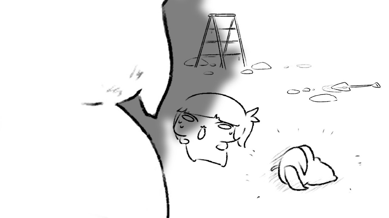 릴파와 아이네의 눈사람 만화 (아이네 더빙)