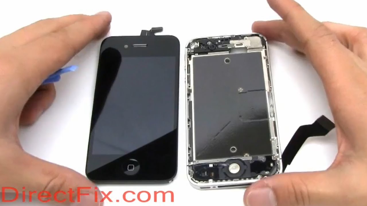 How To: Replace iPhone 4S Screen DirectFix.com - YouTube