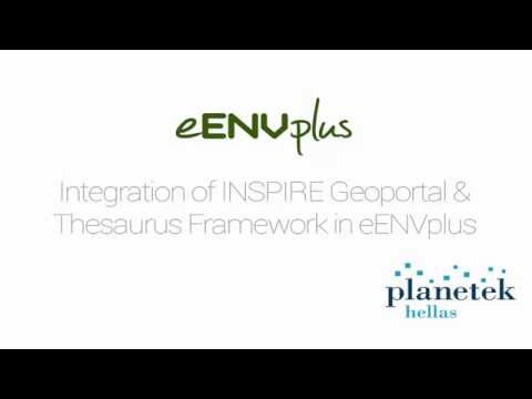 Inspire Geoportal and the Integration with the eENVplus Thesaurus Framework