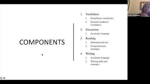Sylvia Linan Thompson - Developing academic language across the curriculum
