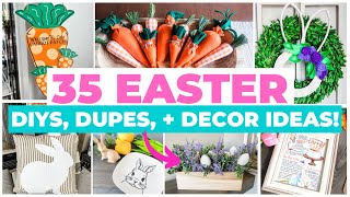 35 BEST Easter DIYs, Crafts, \& Decor Ideas! | Dollar Tree Easter Decor 2024