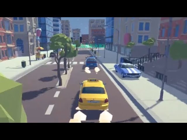 3D Night City: 2 Player Racing Walkthrough