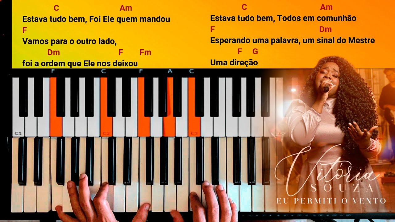 Como Tocar Eu Permiti o Vento | Vitória Souza | Aula Completa - Com ...