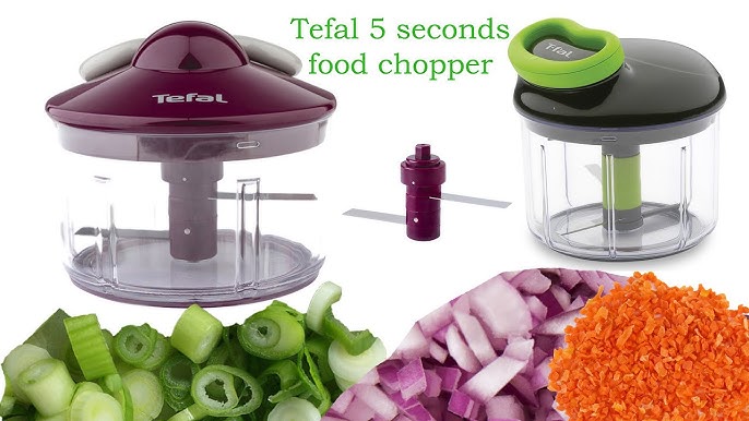 🇲🇾 Mini Garlic Chopper / Manual Food Chopper Instructions: 1. Put the  blades into the center of the bowl carefully. 2. Cut the ingredients into  small, By XP SHOP