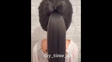 طريقه عمل فيونكه في الشعر تسريحه للشعر الطويل 