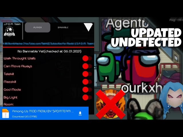 AMONG US MOD MENU, AMONG US UNDETECTED HACK