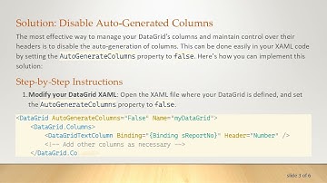 Resolving SQLite/WPF Column Header Binding Issues