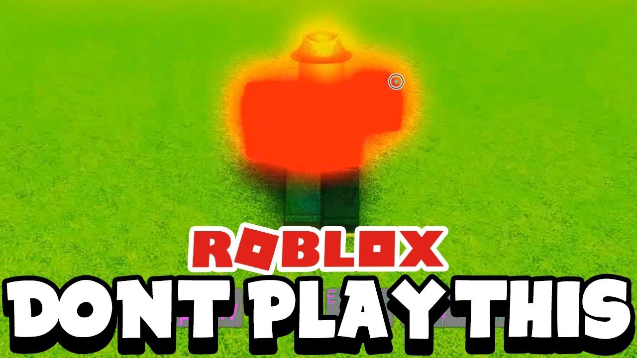 DO NOT PLAY THIS ROBLOX GAME WARNING YouTube 