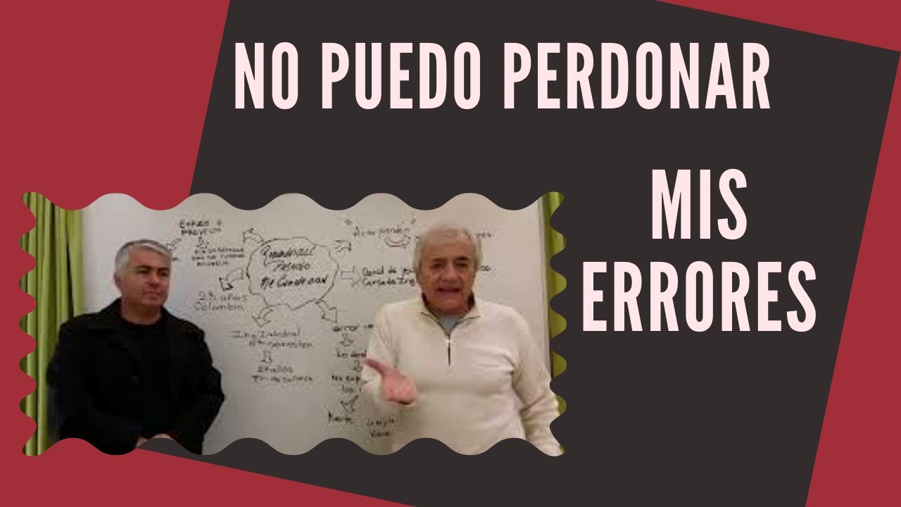 no puedo PERDONAR mis ERRORES.