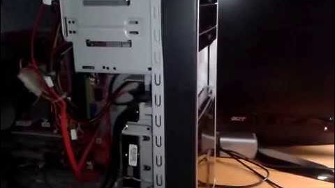 PC beeping sound and no display