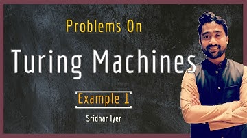Problems on Turing Machines | Example 1 | No. of a = No. of b | Theory of Computation | Sridhar Iyer