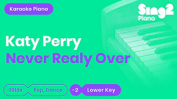 Never Really Over Karaoke | Katy Perry (Piano Karaoke)