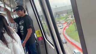 Houston Busch Intercontinental Airport Skyway Ride from Terminal B to Terminal C