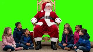 FREE HD Green Screen - VISIT WITH SANTA COLLECTION