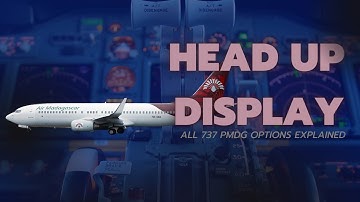 HEAD UP DISPLAY  - ALL 737 PMDG OPTIONS EXPLAINED