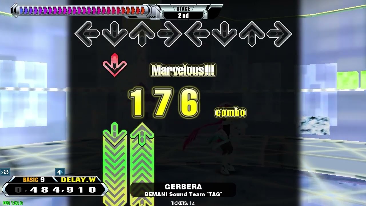 LV9】DDR / GERBERA - BASIC DOUBLE with handclap - YouTube