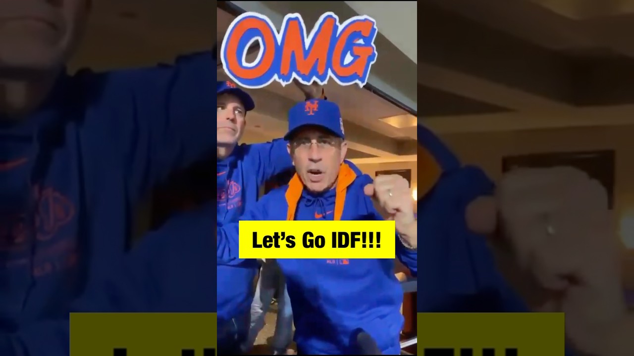 Джерри Сайнфелд поддерживает Израиль и Армию обороны Израиля. На матче с «Метс». 