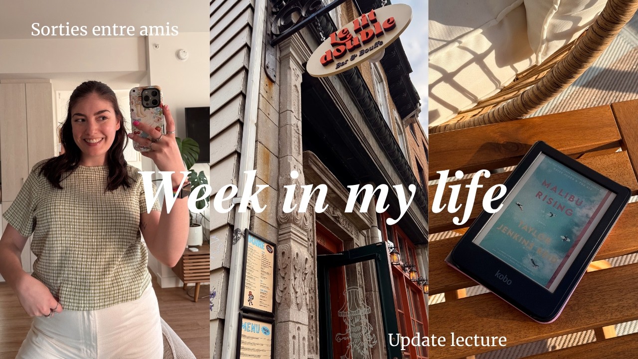 Spring weekly vlog🌷Update lecture, Nouvelle routine & Sorties entre amies