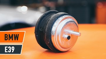 How to replace engine mount on BMW E39 Touring [TUTORIAL AUTODOC]