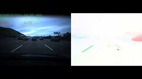 Vehicle Speed Estimation using Optical Flow (Training)