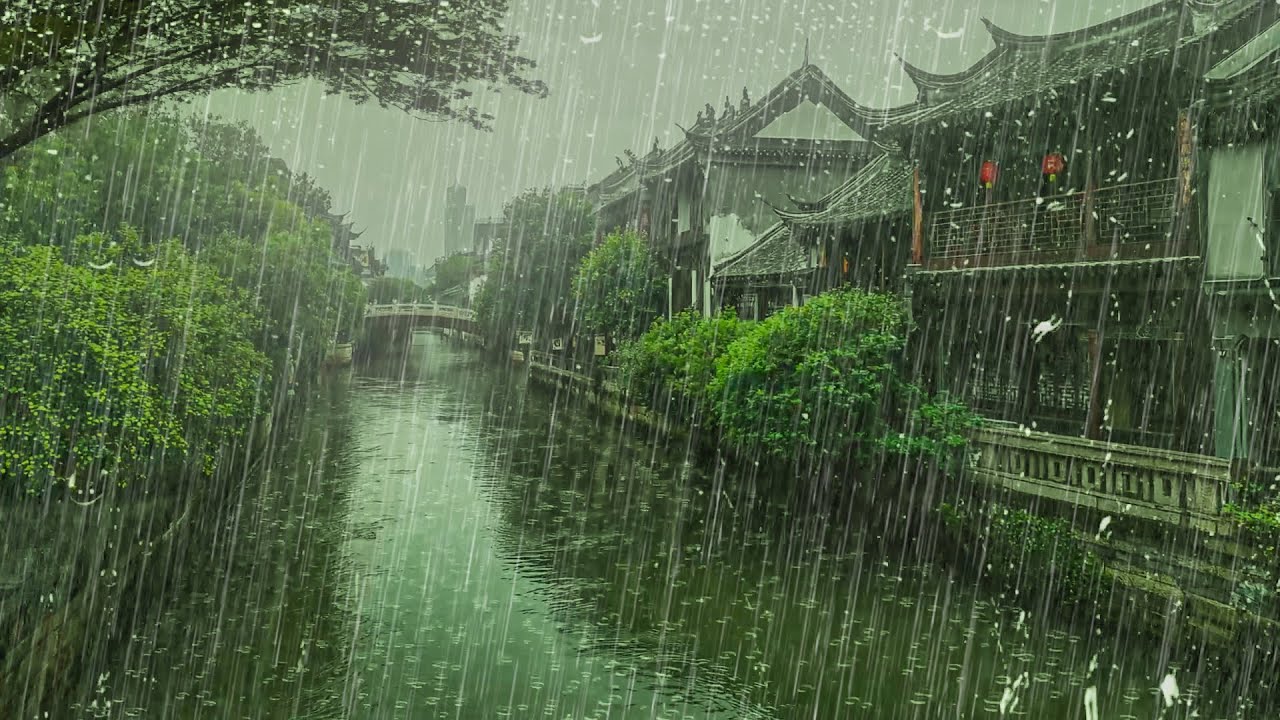 5분만에 잠드는 멋진 빗소리 