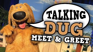 Talking Dug from UP Meet & Greet Debuts at Pixar Fest 2024 - Disneyland Resort