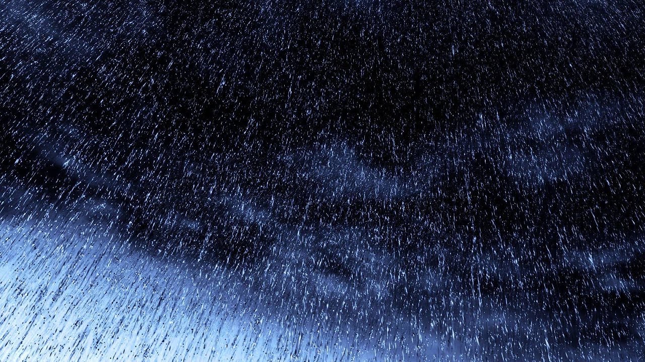 Regengeräusche ohne Gewitter (12 STUNDEN) Regen zum Einschlafen - Schwarzer Bildschirm