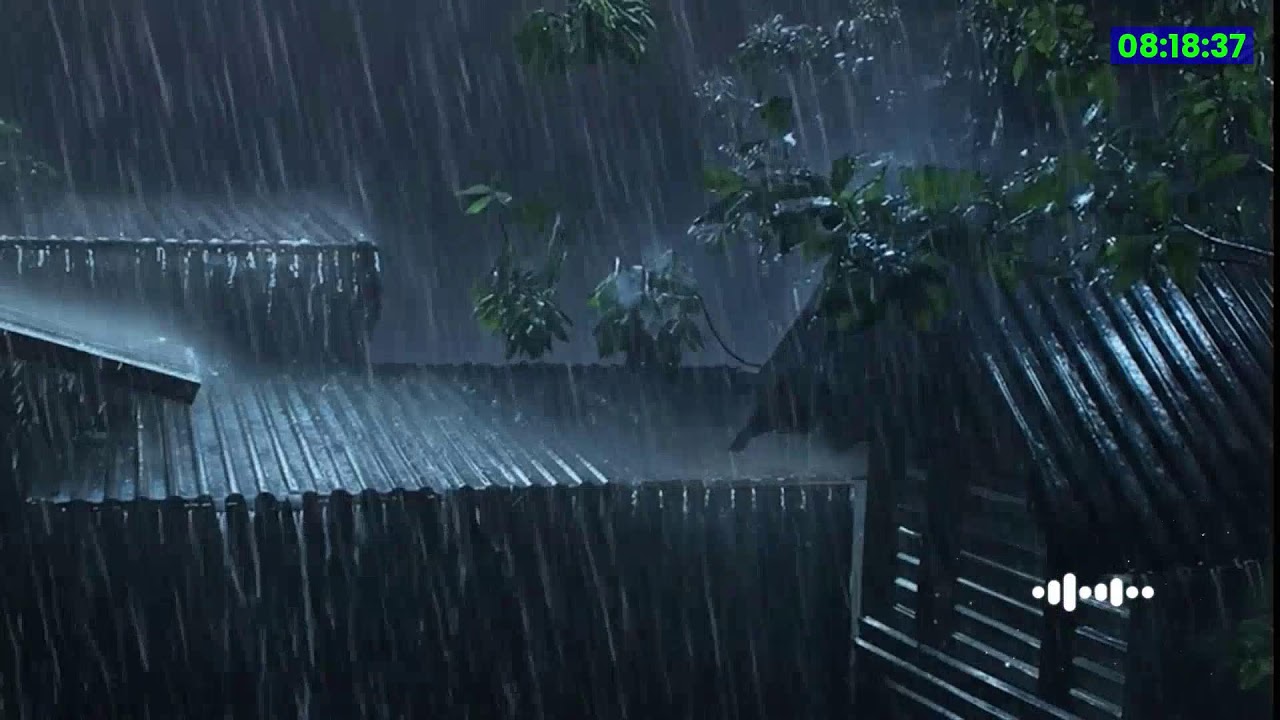 10 Hours Very Heavy Rain to Sleep FASTER - Sleep Longer with Rain Sounds for Sleeping - ASMR