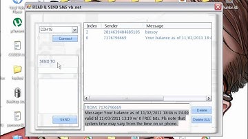VB.net send receive sms via USB MODEM