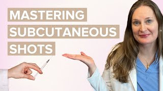 Mastering Subcutaneous Shots | Dr Lora Shahine