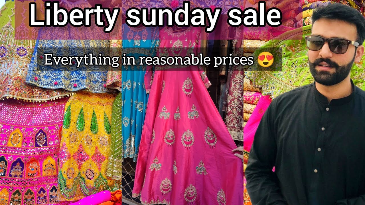 liberty market sunday sale |duppata gali sunday sale| liberty market everything in reasonable prices