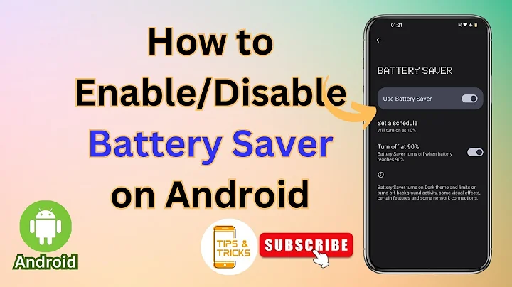 How to Enable/Disable Battery Saver on Android – Tips & Tricks